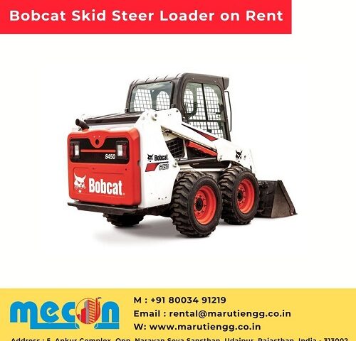 Bobcat Skid Steer Loader on Rent in Udaipur, Rajasthan
