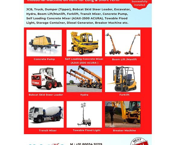 Industrial Machine on Rent